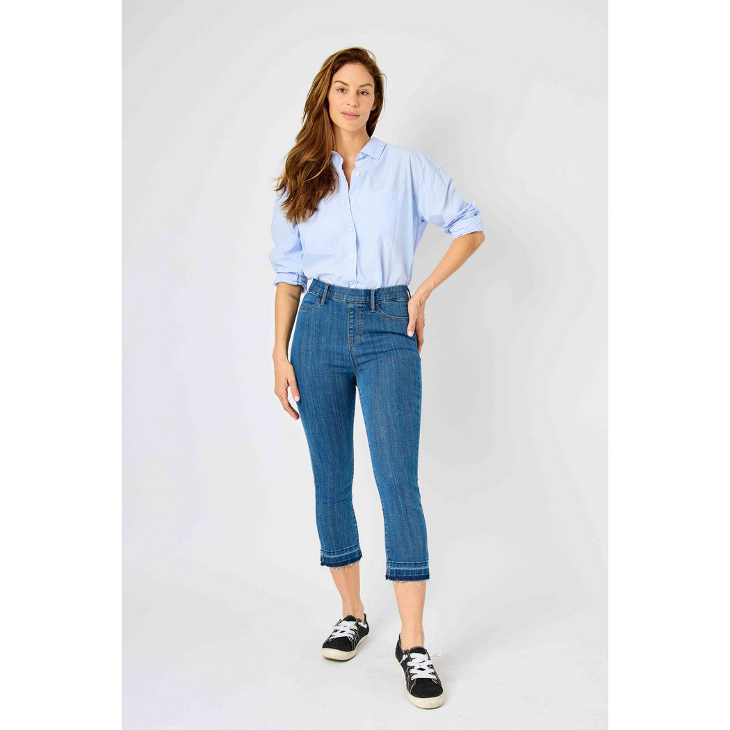 Pull On Capri Denim 78112REG