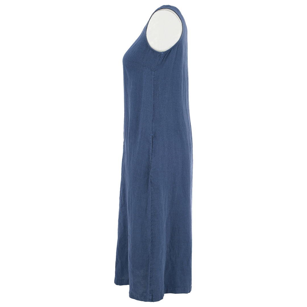 Linen Sleeveless Dress 25234