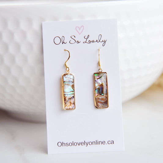 MABEL, Abalone Earrings