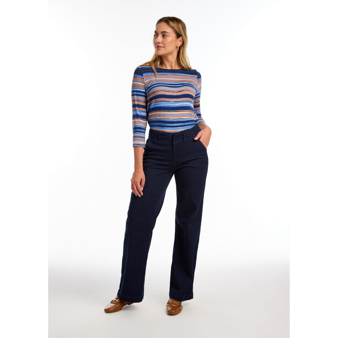 Suzanne Straight Trouser Denim 6894247