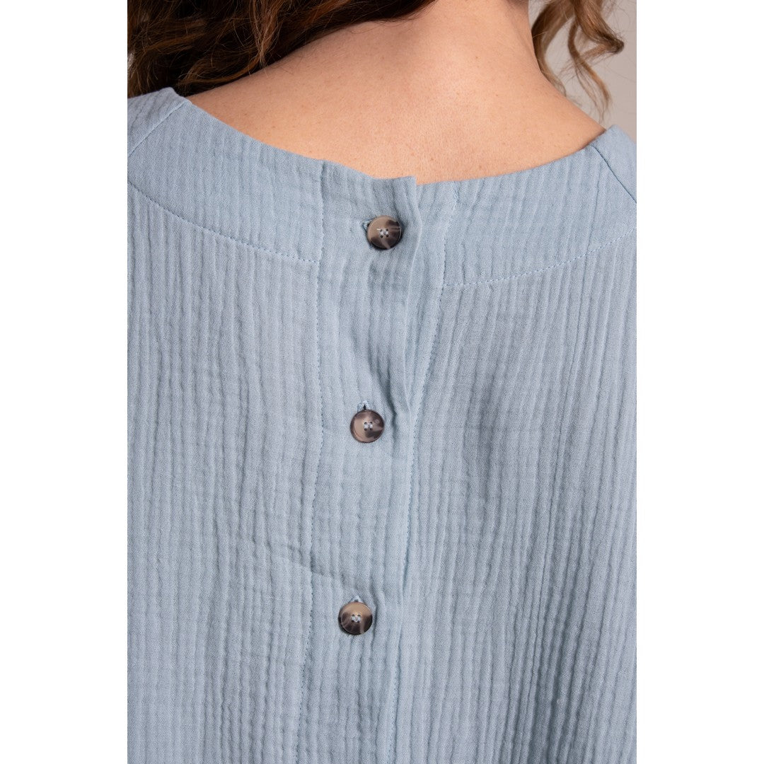 Breeze Button Back Top C822388-0