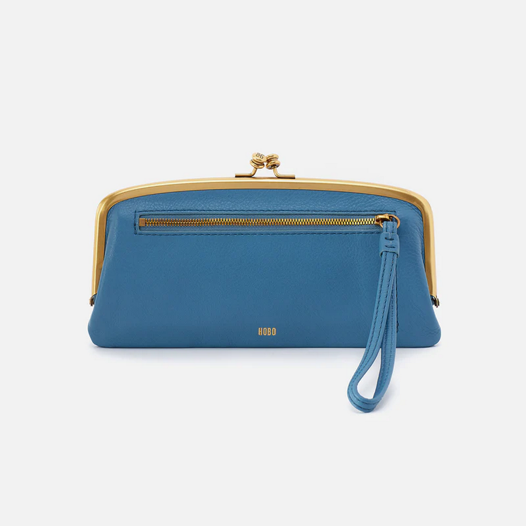 Cora Large Wallet Accessories Dusty Blue