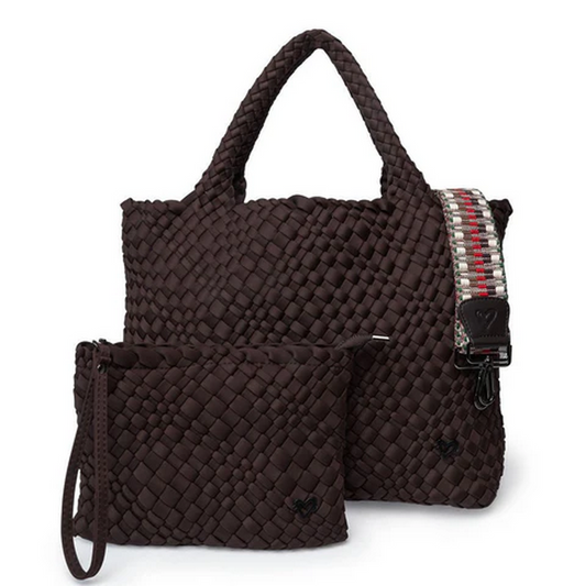 London Large Woven Handbag