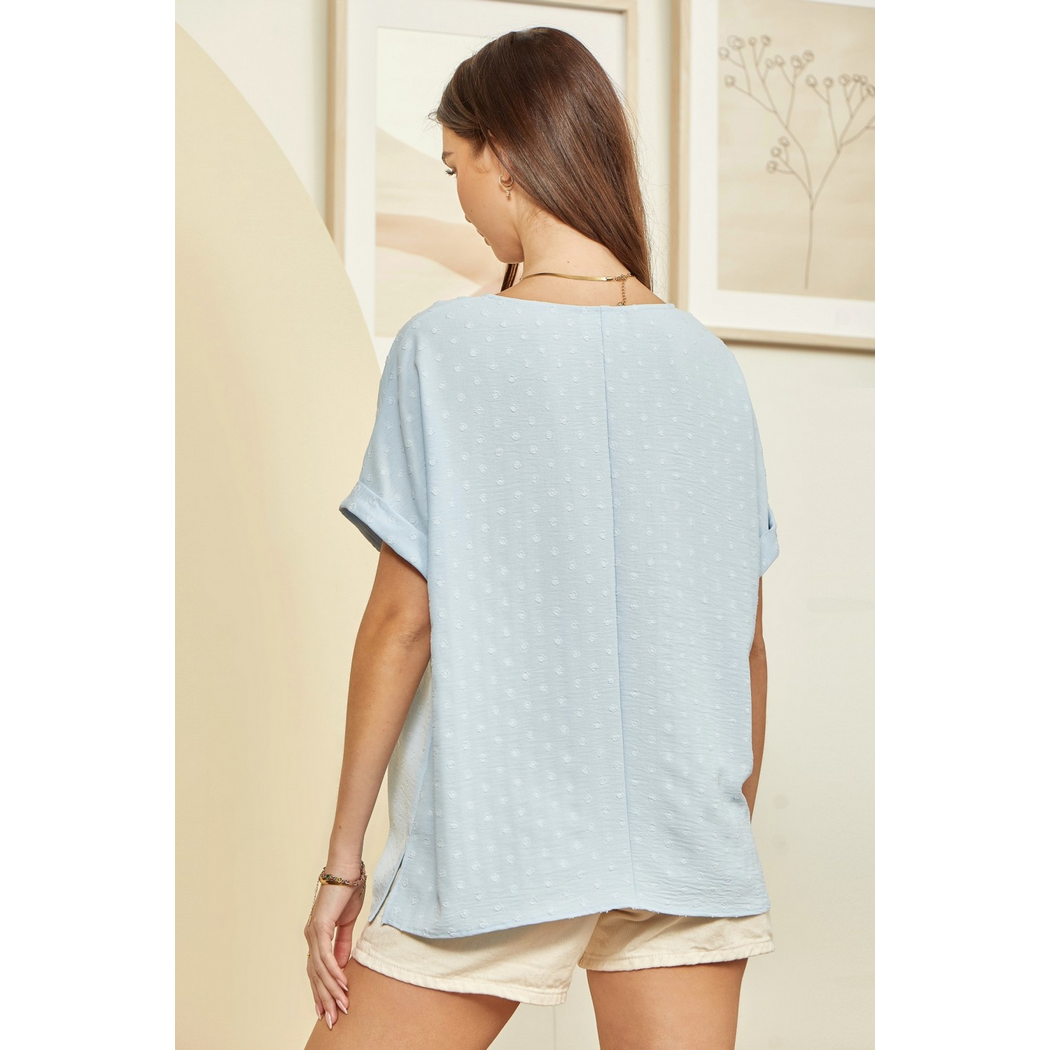 V-Neck Dolman Top MHS32