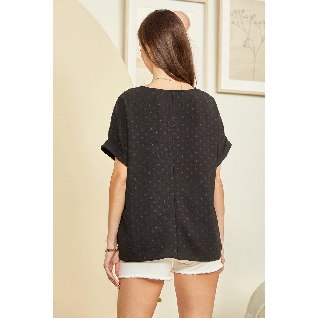 V-Neck Dolman Top MHS32