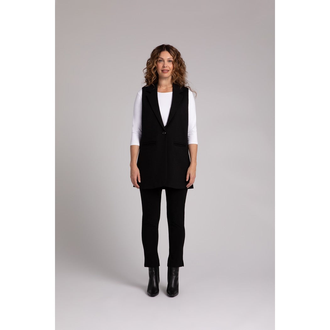 Ponte Sleeveless Jacket H6507  - Available Now