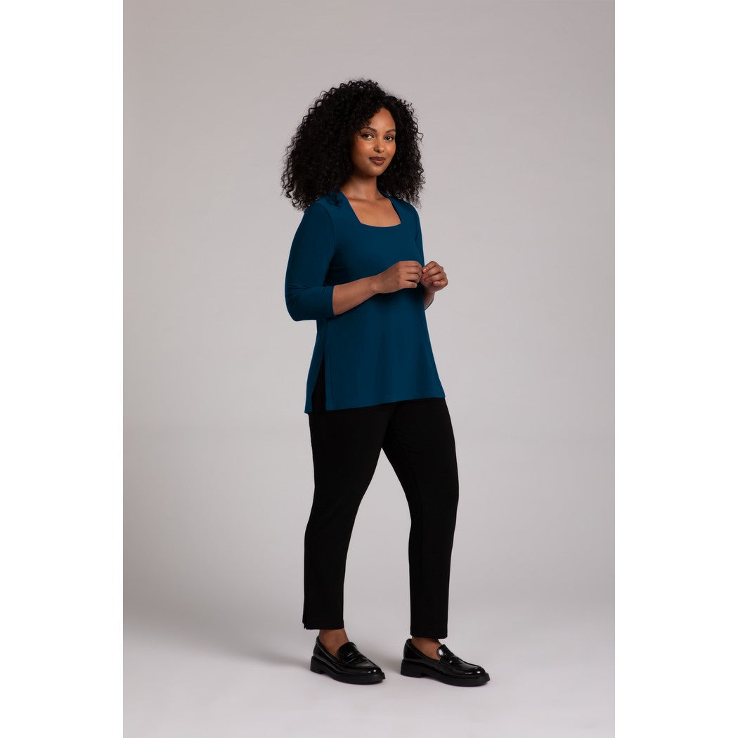 Square Neck, 3/4 Sleeve Top 22247-2