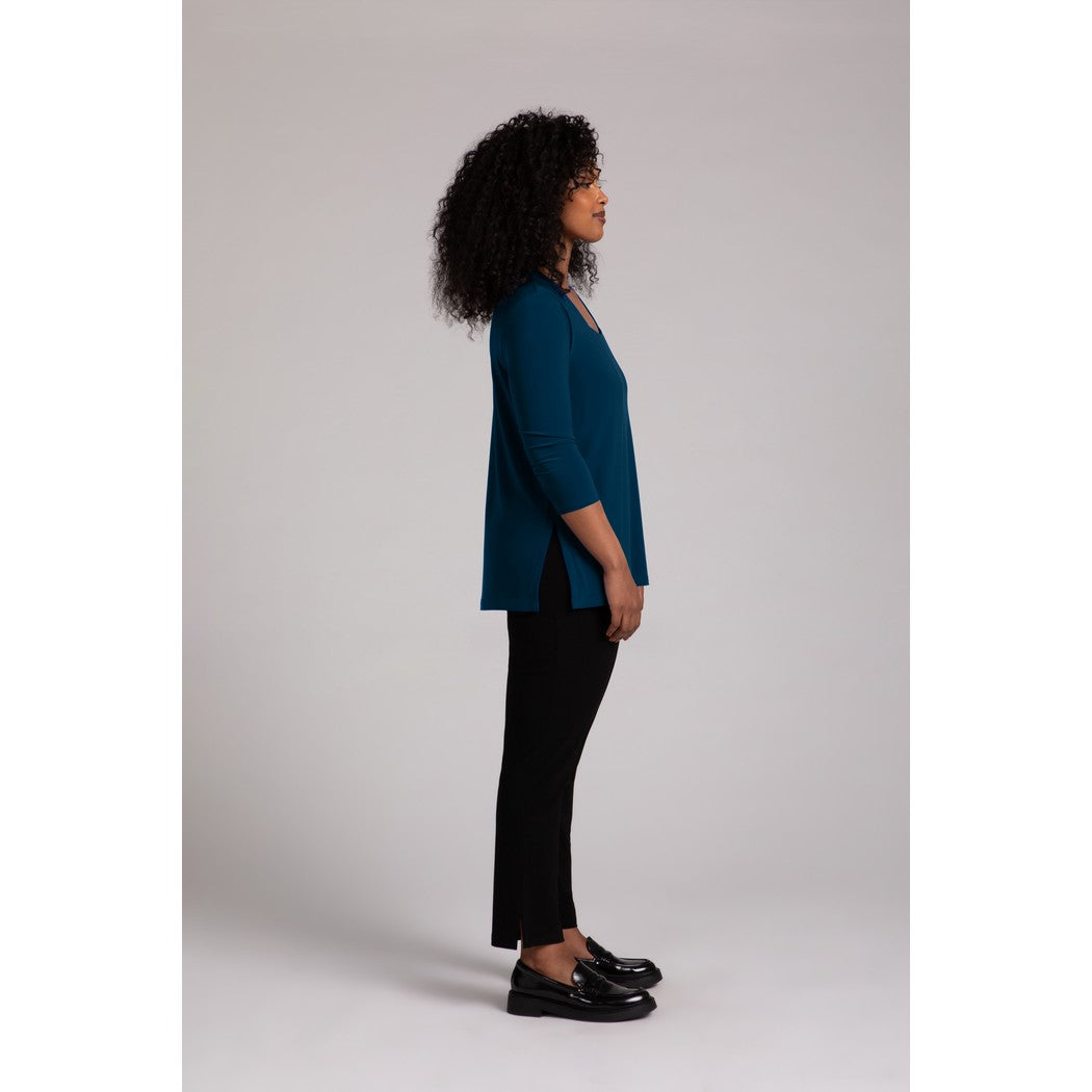 Square Neck, 3/4 Sleeve Top 22247-2