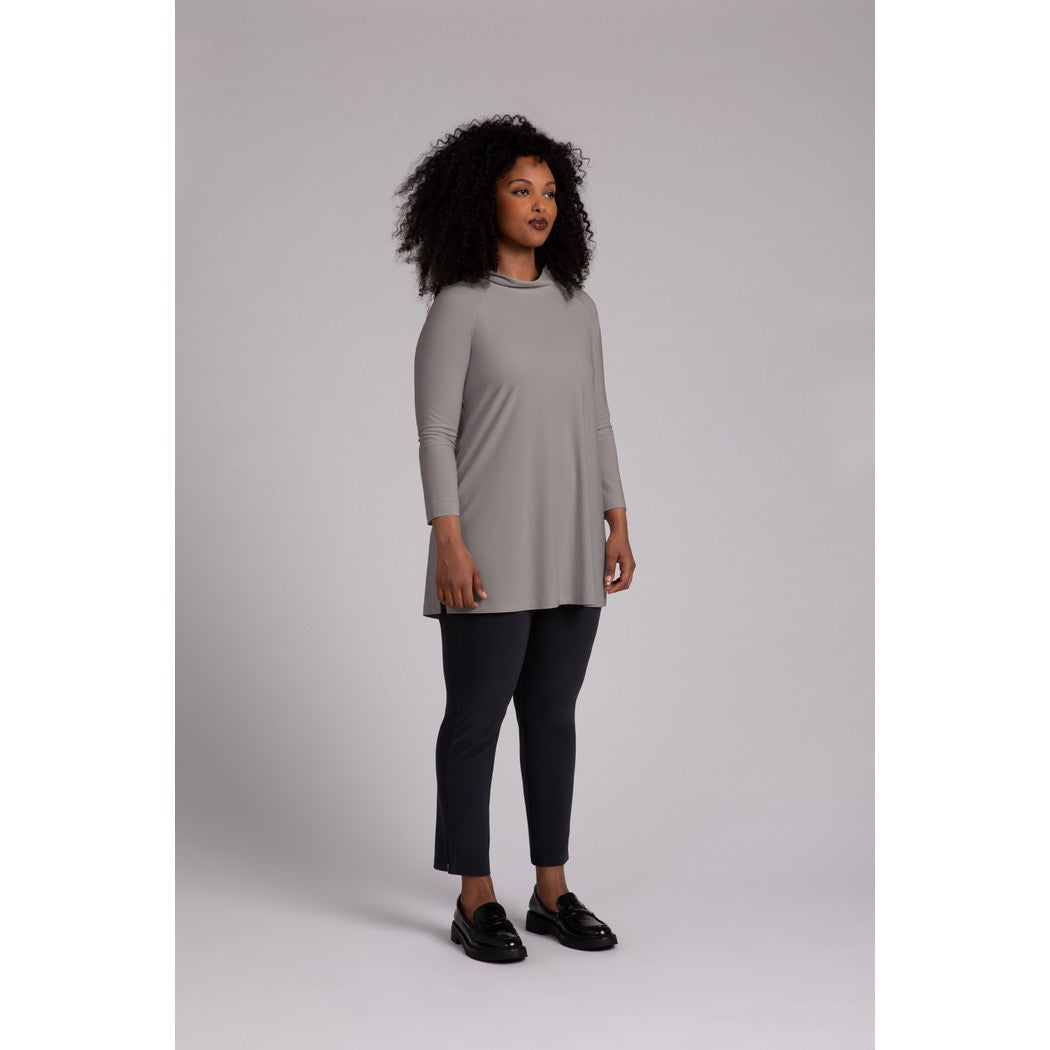 Svelte Funnel Neck Tunic Top 23229-5