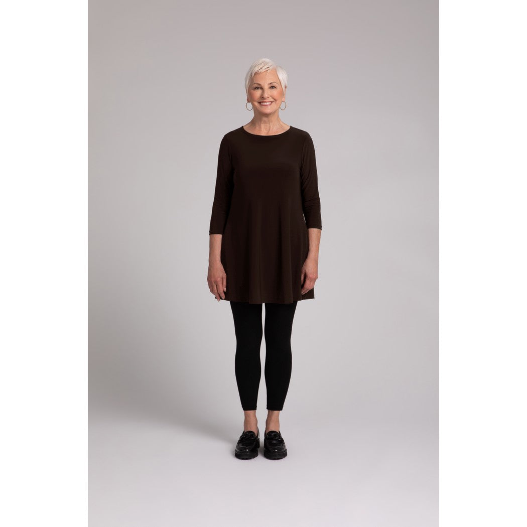 Trapeze Tunic, 3/4 Sleeve Top 23155-2  - Available Now