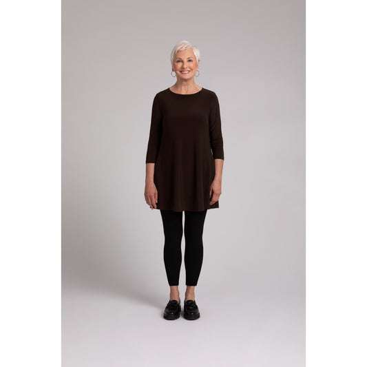 Trapeze Tunic, 3/4 Sleeve Top 23155-2  - Pre-Order August