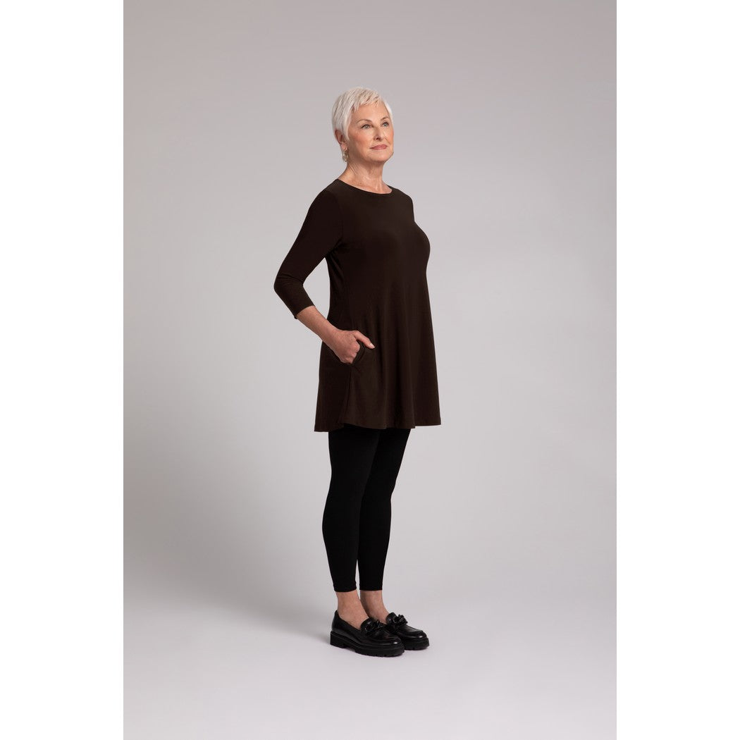 Trapeze Tunic, 3/4 Sleeve Top 23155-2  - Available Now