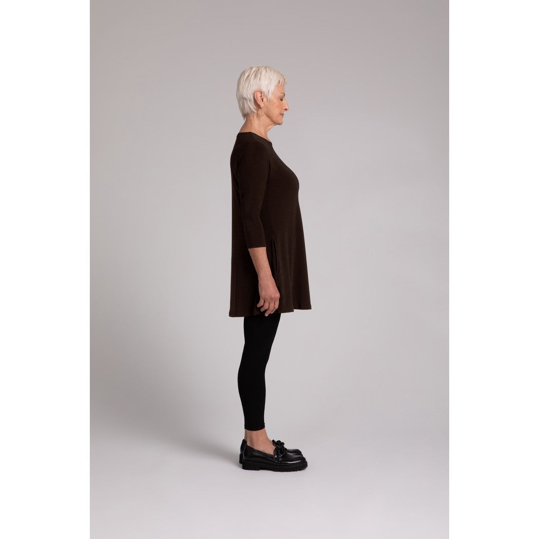 Trapeze Tunic, 3/4 Sleeve Top 23155-2  - Available Now