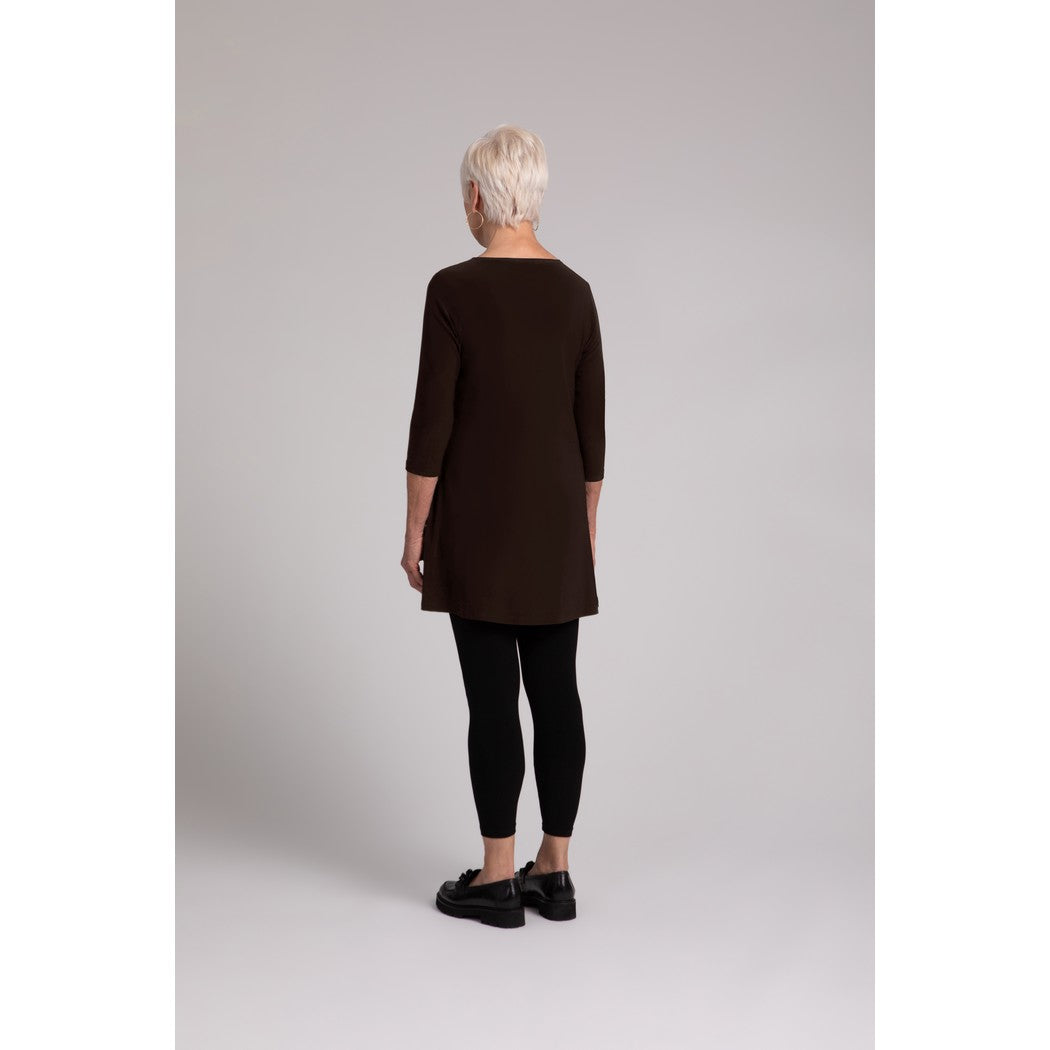 Trapeze Tunic, 3/4 Sleeve Top 23155-2  - Available Now