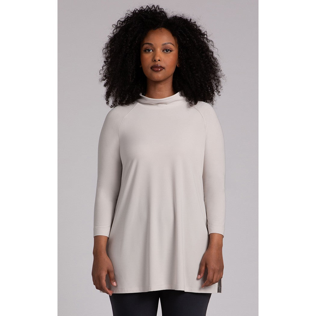 Svelte Funnel Neck Tunic Top 23229-5