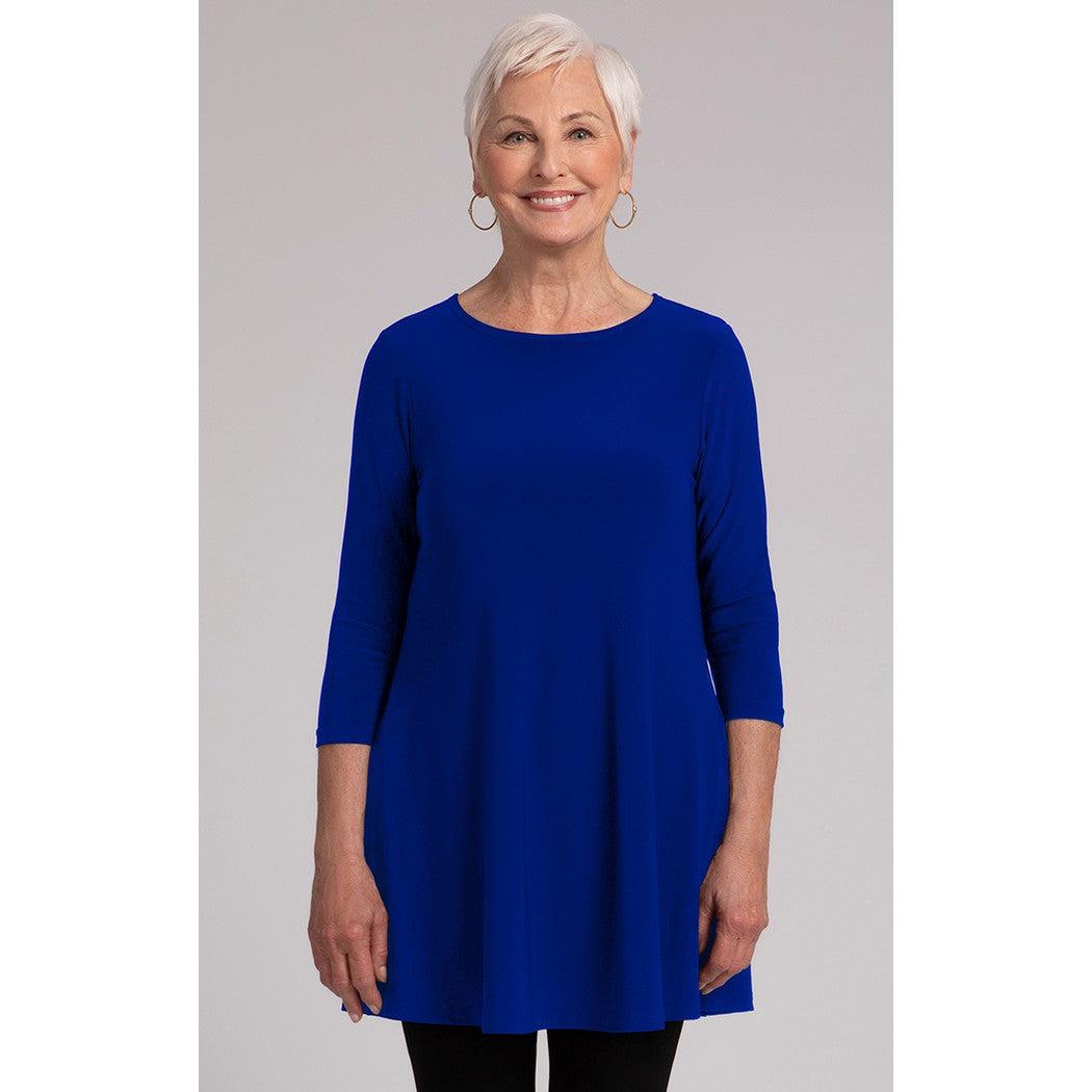 Trapeze Tunic, 3/4 Sleeve Top 23155-2  - Available Now