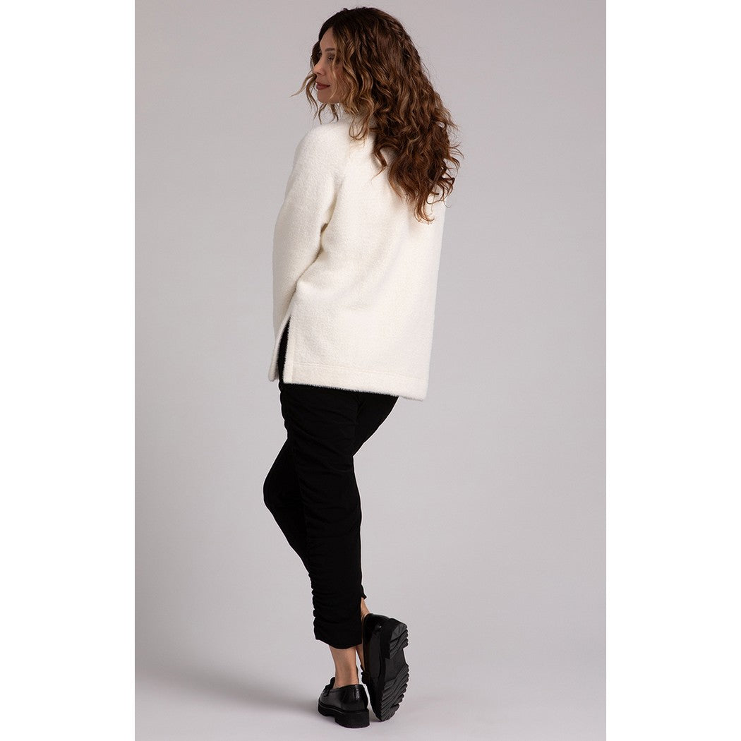 Cozy Funnel Neck Pullover  CCS22324-4 - Available Now